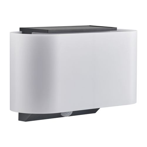 Applique Murale Piola Solar Matière Plastique Blanc, H.15.7 - Ip44 - Solarled / Extérieur