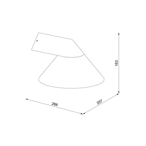 Applique Murale Linas Aluminium Noir, H.16.3 - Ip54 - E27 / Extérieur