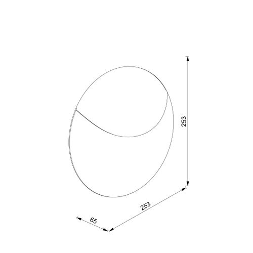 Applique Murale Valopin Aluminium Seaside Noir, H.25.3 - Ip54 - LED Module / Extérieur