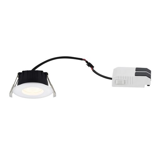 Spot Encastré Luminaire Rosalee Aluminium Blanc H. 4,2 Ip65ip20 -intérieur