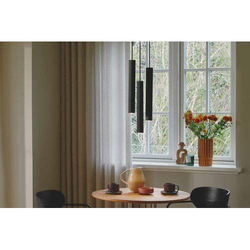 Suspension Vico 3-rondel Métal Noir, H.40 - Ip20 - Gu10 / Intérieur