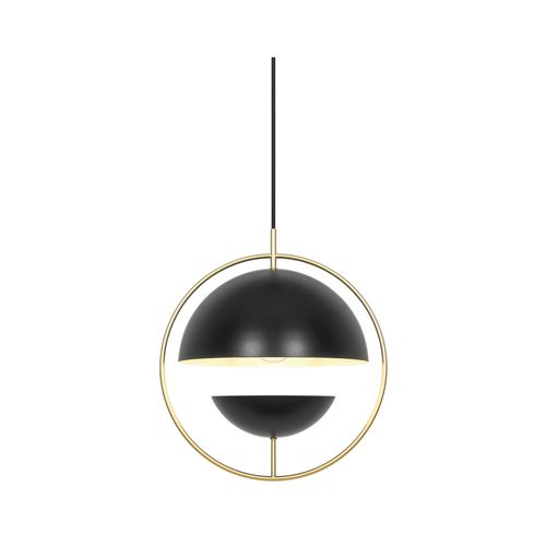 Suspension Tavia  Métal Noir, H.37  Ip20  E27 /  Intérieur
