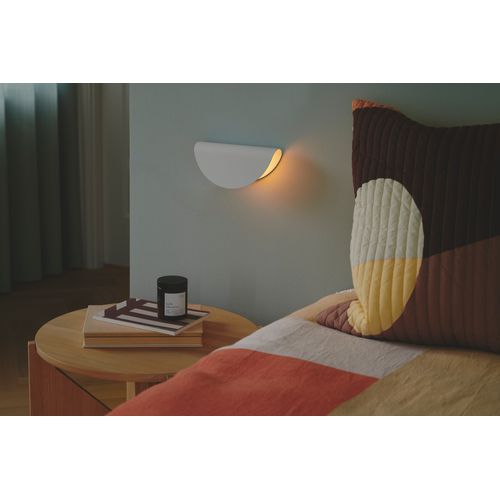 Applique Murale Model 2110 Métal Blanc, H.10 - Ip20 - E14 / Intérieur