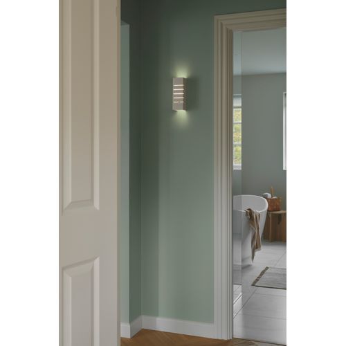 Applique Murale Lancio Square Plâtre Blanc, H.21.5 - Ip20 - G9 / Intérieur