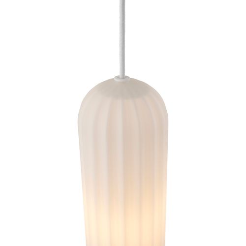 Suspension Miella Verrerie Blanc, H.30 - Ip20 - E27 / Intérieur