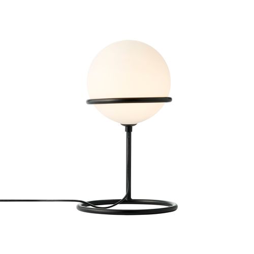 Lampe à Poser Wilson Verrerie Noir, H.30.8 - Ip20 - G9 / Intérieur