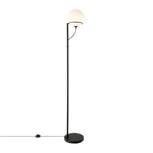 Lampadaire Wilson  Verrerie Noir, H.159 - Ip20 - G9 / Intérieur