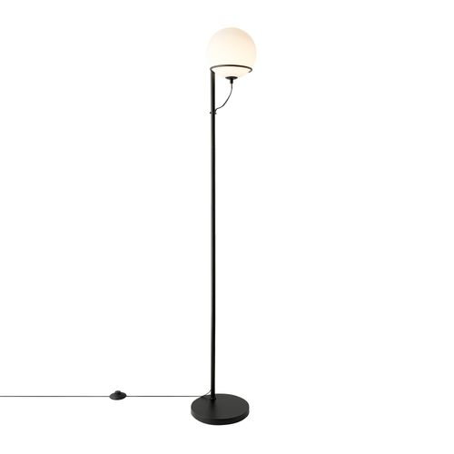 Lampadaire Wilson  Verrerie Noir, H.159 - Ip20 - G9 / Intérieur