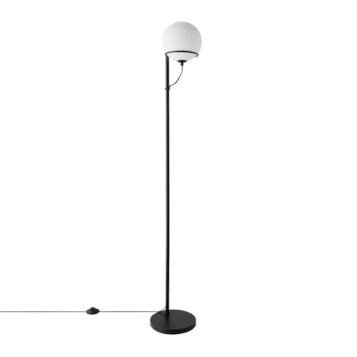 Lampadaire Wilson  Verrerie Noir, H.159 - Ip20 - G9 / Intérieur