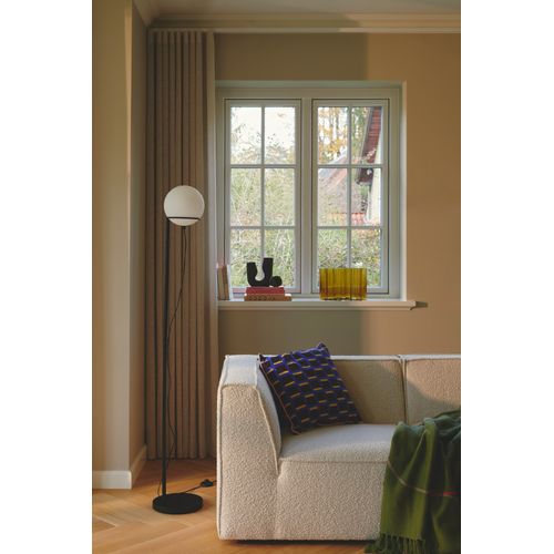 Lampadaire Wilson  Verrerie Noir, H.159 - Ip20 - G9 / Intérieur