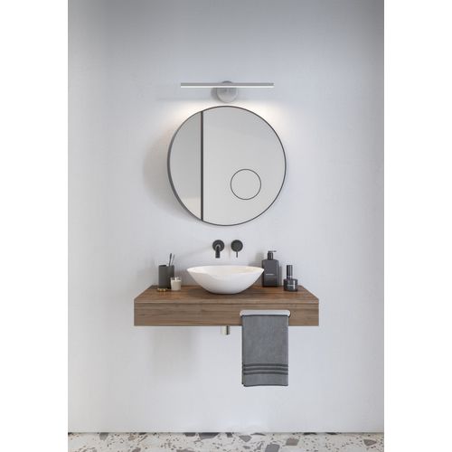 Applique Murale Ip S13 60 Métal Blanc, H.9 - Ip44 - LED Module / Intérieur