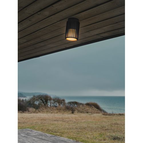 Plafonnier Luminaire Aludra  Aluminium Seaside Noir H. 18,8 Ip54 -extérieur
