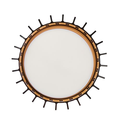 Plafonnier Luminaire Aludra  Aluminium Seaside Noir H. 18,8 Ip54 -extérieur