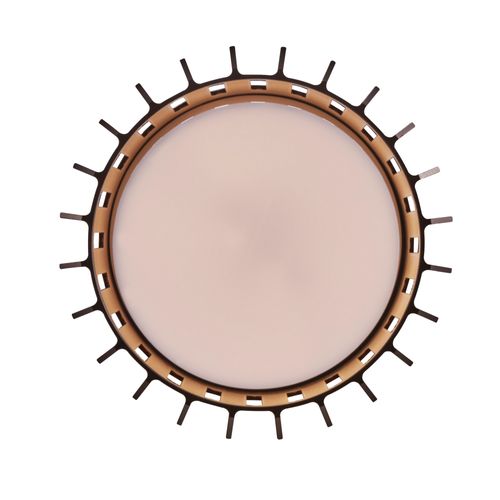 Plafonnier Luminaire Aludra Aluminium Seaside Marron Metallise H. 18,8 Ip54 -extérieur