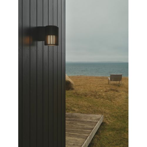 Applique Murale Luminaire Aludra  Aluminium Seaside Noir H. 16,8 Ip54 -extérieur