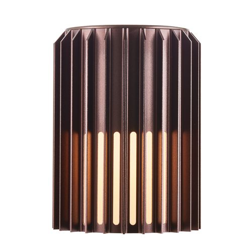 Applique Murale Luminaire Aludra  Aluminium Seaside Marron H. 16,8 Ip54 -extérieur