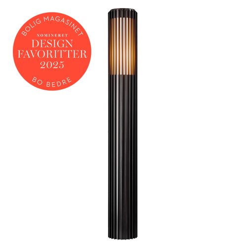 Potelet Luminaire Aludra 95 Aluminium Seaside Noir H. 95,4 Ip44 -extérieur