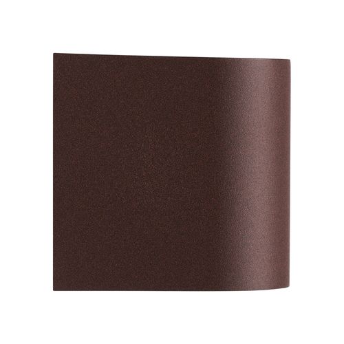 Applique Murale Dion Single Aluminium Couleur Rouille, H.9  Ip44  Gu10 /  Extérieur