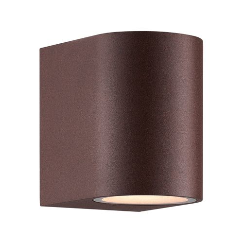 Applique Murale Dion Single Aluminium Couleur Rouille, H.9  Ip44  Gu10 /  Extérieur