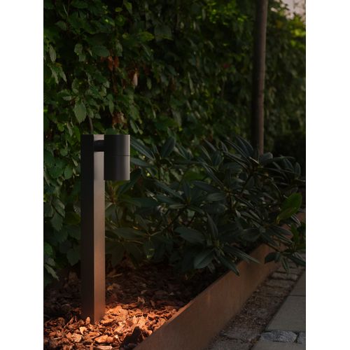 Potelet Tin 50 Aluminium Noir, H.50  Ip44  Gu10 /  Extérieur