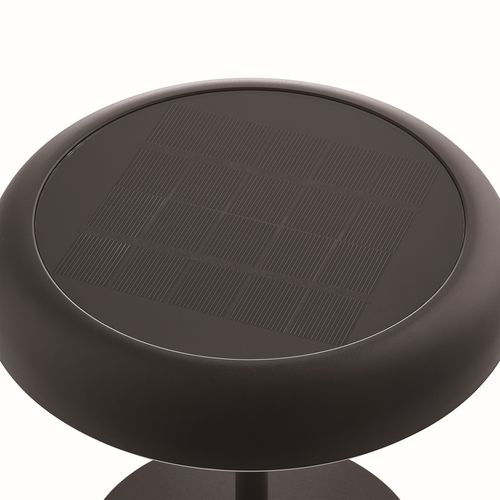 Luminaire Nomade Elmer Solar Matière Plastique Noir, H.17  Ip44  Solarled /  Extérieur