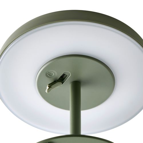 Luminaire Nomade Elmer Solar Matière Plastique Vert, H.17  Ip44  Solarled /  Extérieur