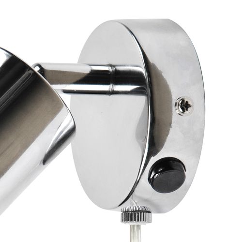 Applique Murale Explore  Métal Chromé, H.11,5  Ip20  Gu10 /  Intérieur