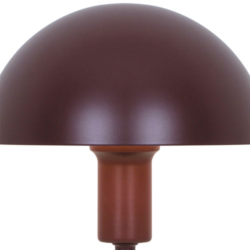 Lampe à Poser Ellen Mini Métal Bordeaux, H.25  Ip20  E14 /  Intérieur
