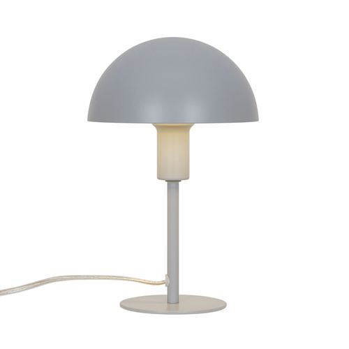Lampe à Poser Ellen Mini Métal Gris, H.25 Ip20 E14 / Intérieur
