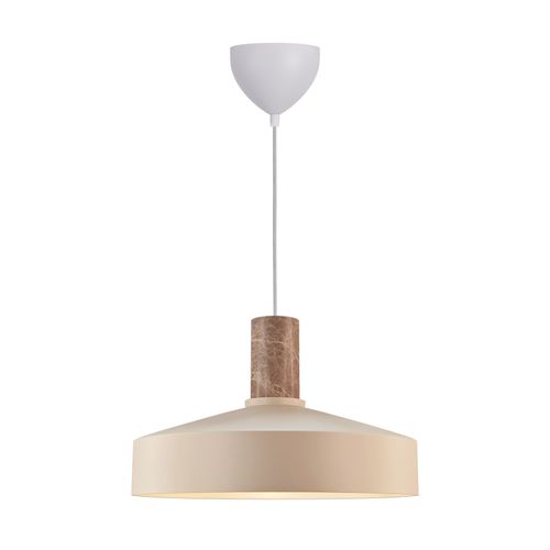 Suspension Elvas  Métal Beige, H.13  Ip20  E27 /  Intérieur