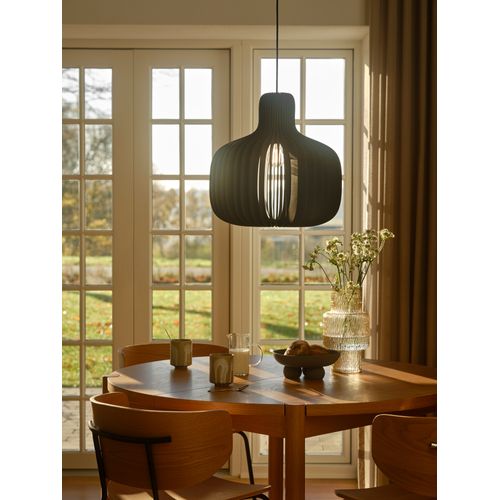 Suspension Hazo 43 Bois Noir, H.43 Ip20 E27 / Intérieur
