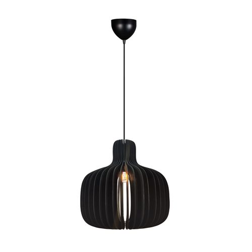 Suspension Hazo 43 Bois Noir, H.43 Ip20 E27 / Intérieur