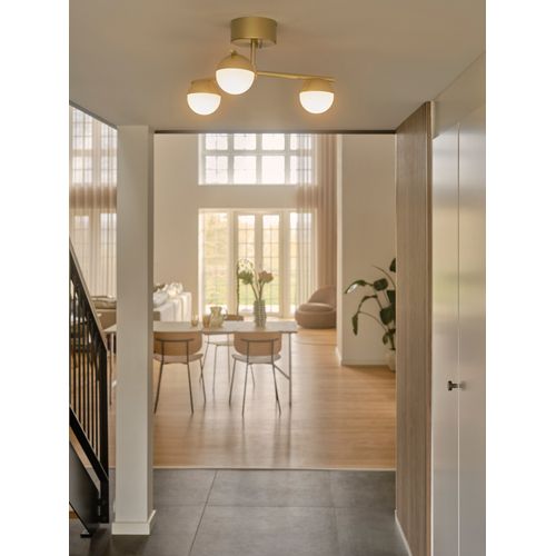 Plafonnier Contina Métal Laiton Brossé, H.25,3 Ip20 G9 / Intérieur