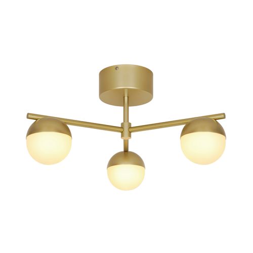 Plafonnier Contina Métal Laiton Brossé, H.25,3 Ip20 G9 / Intérieur