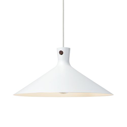 Suspension Dorina 45 Métal Blanc, H.21,6 Ip20 E27 / Intérieur