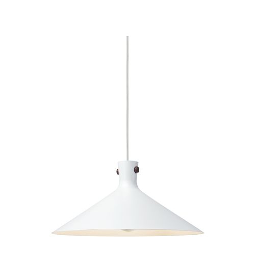 Suspension Dorina 45 Métal Blanc, H.21,6 Ip20 E27 / Intérieur