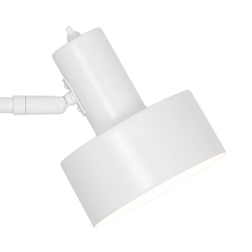 Luminaire à Pince Matis  Métal Blanc, H.16  Ip20  E27 /  Intérieur