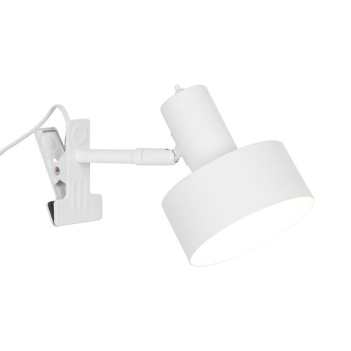 Luminaire à Pince Matis  Métal Blanc, H.16  Ip20  E27 /  Intérieur