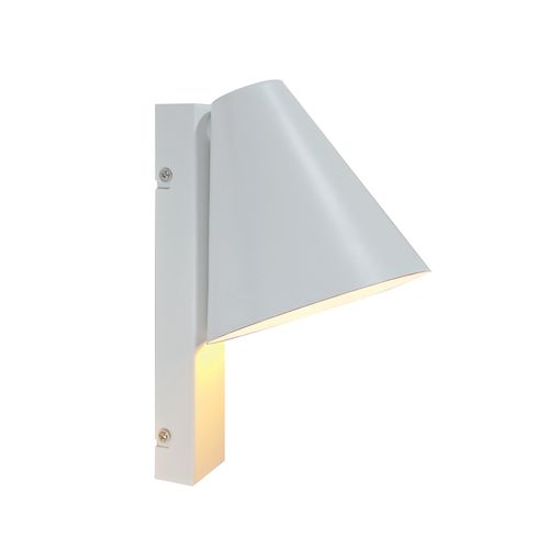 Applique Murale Wilmer  Métal Blanc, H.24,5  Ip20  E14 /  Intérieur