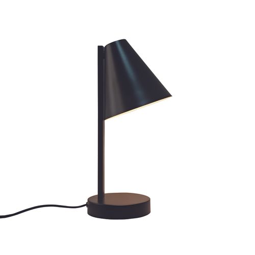 Lampe à Poser Wilmer Métal Noir, H.32,9 Ip20 E14 / Intérieur