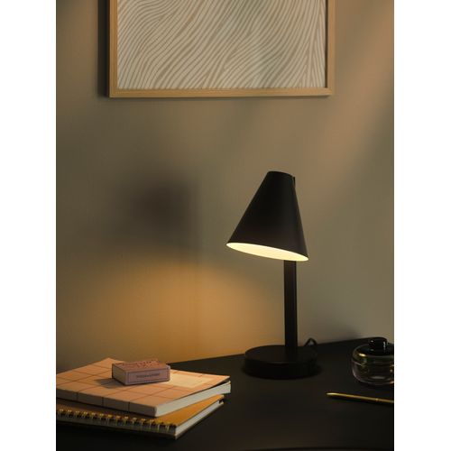 Lampe à Poser Wilmer Métal Noir, H.32,9 Ip20 E14 / Intérieur