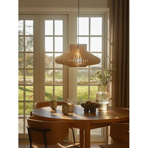 Suspension Manago  Bois Nature (marron), H.25  Ip20  E27 /  Intérieur