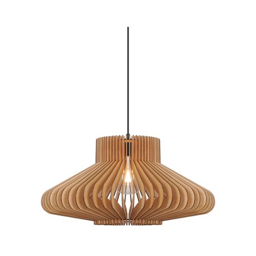 Suspension Manago  Bois Nature (marron), H.25  Ip20  E27 /  Intérieur