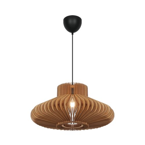 Suspension Manago  Bois Nature (marron), H.25  Ip20  E27 /  Intérieur