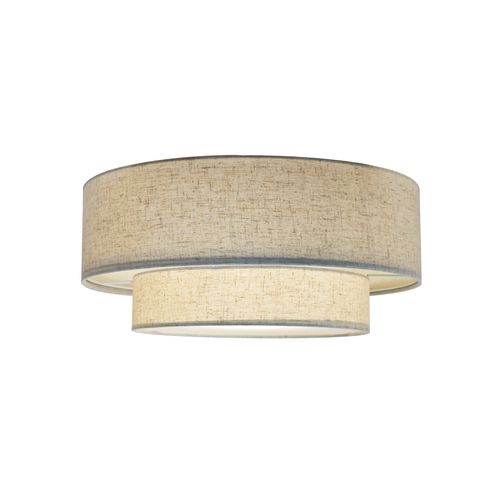 Plafonnier Malodin Textile Beige, H.22 Ip20 E27 / Intérieur