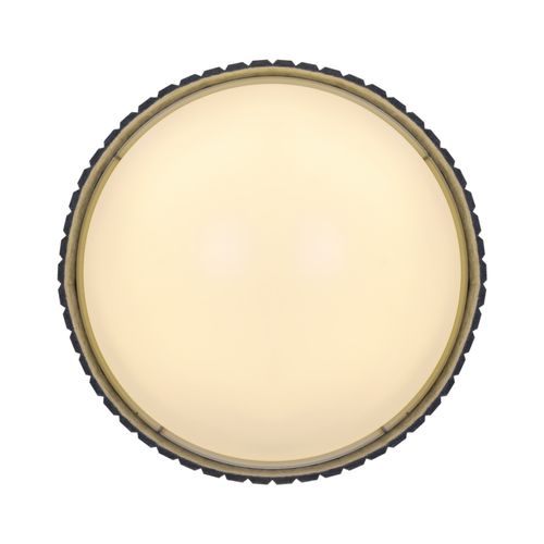 Plafonnier Corato 40 Matière Plastique Gris, H.11  Ip20  E14 /  Intérieur