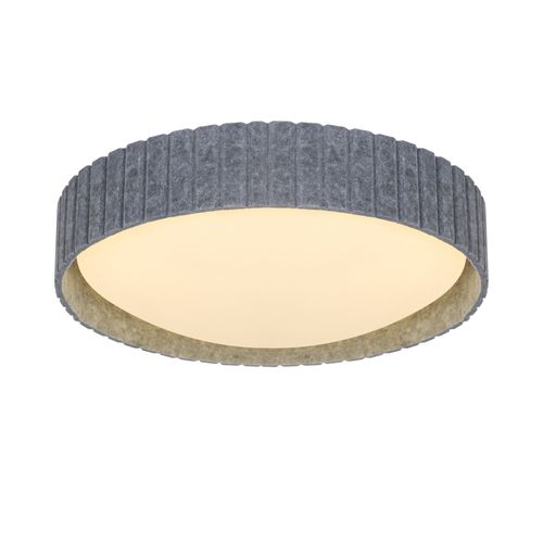 Plafonnier Corato 40 Matière Plastique Gris, H.11  Ip20  E14 /  Intérieur