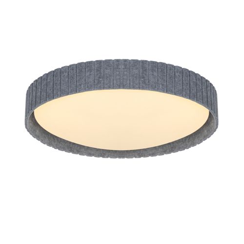 Plafonnier Corato 50 Matière Plastique Gris, H.11  Ip20  E14 /  Intérieur