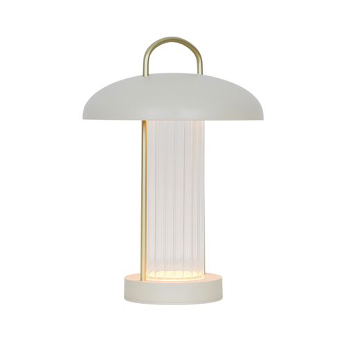 Luminaire Nomade Mirano Portable Métal Beige, H.29 Ip20 LEDmodule / Intérieur