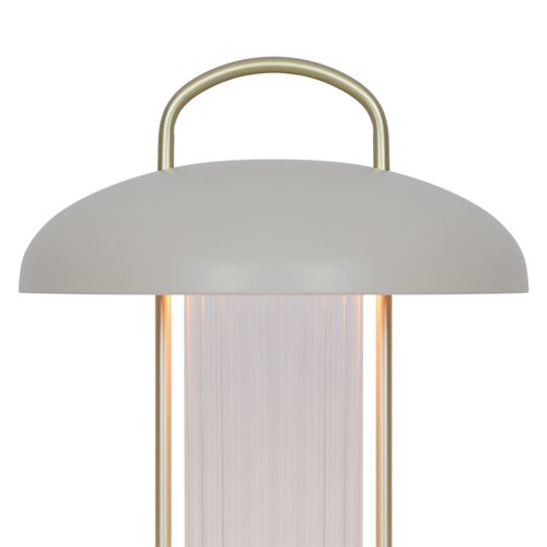 Luminaire Nomade Mirano Portable Métal Beige, H.29 Ip20 LEDmodule / Intérieur